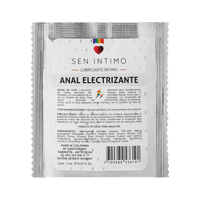 Anal Electrizante Sachet x7ml - Sen Íntimo
