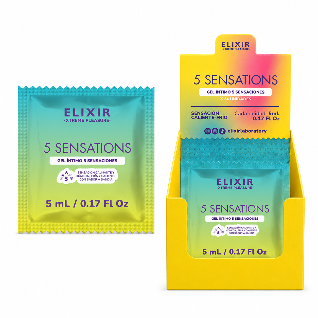 5 Sensaciones Sachet x5ml Elixir