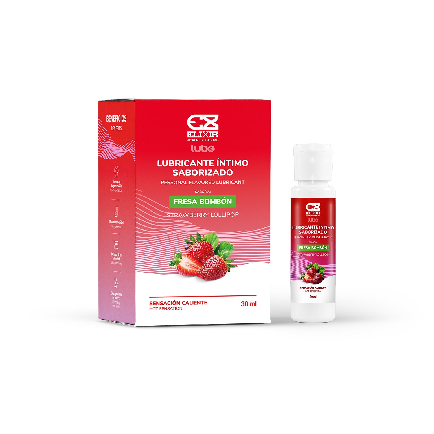 Lubricante Fresa Bombon Elixir